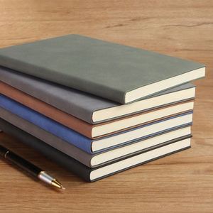 Manufacturer A5 Size Wholesale Printed Soft Cover Skin Leather Business Organizer/Planner Notebook Customized Gift Notebooks - Product Image 2