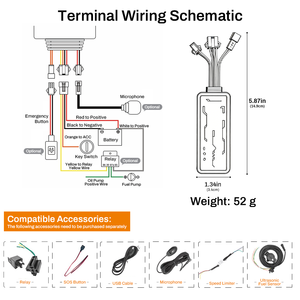جهاز تتبع GPS سلكي عالمي للسيارات بدون رسوم اشتراك، مقاوم للماء، لإدارة الأسطول وتتبع الأصول وإدارة تأجير الدراجات النارية والسيارات - Product Image 4