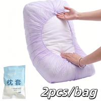 Housse de coussin jetable non tissée rectangulaire, hygiénique, à usage unique, pour les voyages d'affaires, les spas, les salons de coiffure, les locations à court terme