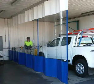 Высококачественные водонепроницаемые занавески для автомойки, промышленные пластиковые занавески из ПВХ