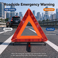 Panneau de signalisation routière triangulaire réfléchissant, cône de signalisation, panneau d'avertissement de danger, dispositif d'avertissement automobile, triangle