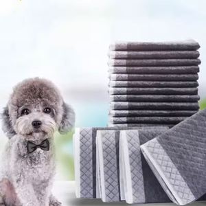 Fabricant de tapis absorbants pour animaux de compagnie, tapis d'apprentissage jetables super absorbants à séchage rapide, écologiques, en charbon de bambou - Product Image 4