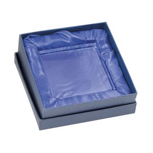 Fermalibro Quadrato 90x90x19 mm in Vetro Trasparente, Accessorio da Scrivania - Product Image 3