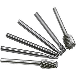 Ensemble de 6 fraises rotatives en carbure pour le fraisage, le perçage et la sculpture sur bois, fraises rotatives pour le travail du bois, couteau à sculpter OEM - Product Image 5