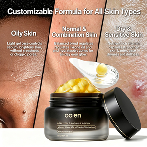 Crema Facial Luxfume de Marca Privada con Vitamina C en Perlas Doradas y Niacinamida, Textura en <span class=keywords><strong>Gel</strong></span> Iluminadora e Hidratante, Mejora la <span class=keywords><strong>Piel</strong></span> Áspera - Product Image 6