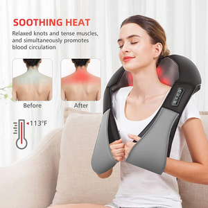Masajeador <span class=keywords><strong>Cervical</strong></span> Shiatsu al por Mayor de Fábrica, Masajeador de Cuello y Espalda <span class=keywords><strong>para</strong></span> Aliviar el Dolor de Cuello, Espalda, Hombros, Pies, Piernas y Músculos - Product Image 4