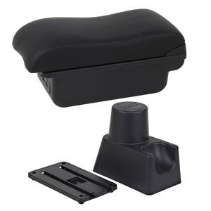 Vtear ABS pour Renault <span class=keywords><strong>Duster</strong></span> 2010-2022 avant voiture style accoudoir boîte de rangement USB porte-gobelet avec accessoires intérieurs - Product Image 1