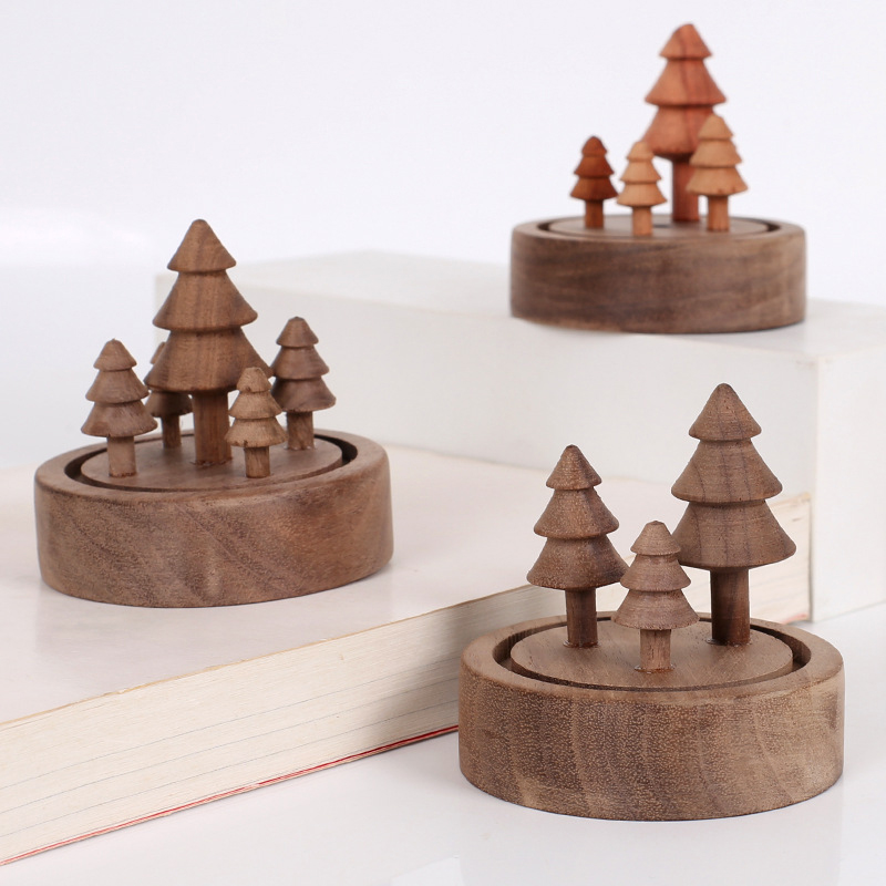 Customized Black Walnut Diffuser - Mini Forest Home Decor, Aromatherapy Car Diffuser,Essential Oil Flameless Aromatherapy