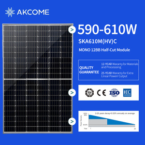 Pannello Solare Monocristallino HJT 600W 210x105mm, Efficienza 21.2%, Kit Energia Solare per Casa - Product Image 5