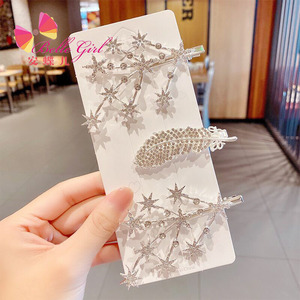 Accesorios BELLEWORLD para TikTok, Pinzas para el Cabello con Pedrería, Pinzas para el Cabello con Plumas Brillantes, Pinzas para el Cabello con Perlas Hechas a Mano para Niñas - Product Image 4