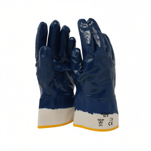 Ttake Jersey <b>Knit</b> <b>Gloves</b> With Nitrile Coating Protective <b>Gloves</b> Size 9 For Industrial Use - Product Image 2