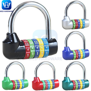 <span class=keywords><strong>Cadenas</strong></span> mécanique de <span class=keywords><strong>sécurité</strong></span> sans clé <span class=keywords><strong>à</strong></span> combinaison <span class=keywords><strong>à</strong></span> 4 lettres, corps en alliage de zinc, <span class=keywords><strong>code</strong></span> réinitialisable, multicolore - Product Image 1