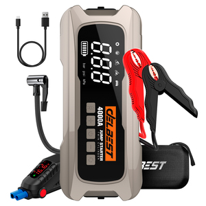 เครื่องช่วยสตาร์ทรถยนต์ 4000A Peak Car Jump Starter พร้อ<span class=keywords><strong>ม</strong></span>ปั๊มลม 150PSI สตาร์ทเครื่องยนต์เบนซิน 12.0 ลิตร และดีเซล 10.0 ลิตร  แบตสำรองพร้อ<span class=keywords><strong>ม</strong></span>พอร์ต PD65W สำหรับรถบรรทุก - Product Image 2