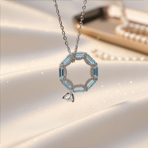 <span class=keywords><strong>Pendentif</strong></span> exclusif en <span class=keywords><strong>or</strong></span> 18 carats avec <span class=keywords><strong>topaze</strong></span> et diamant, 1,04 ct, collier avec breloque pour femme, personnalisable - Product Image 3