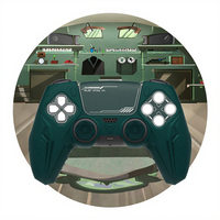 Peau en silicone anti-transpiration pour accessoire de boîtier de jeu pour manette PS5