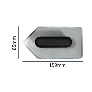 Finition de surface : Spatule de plâtrage et racloir à peinture en plastique pour le bricolage, idéal pour les coins, la décoration murale et le remplissage de cloisons sèches - Product Image 4