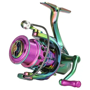 2022 nuovo prodotto 800 1500 serie 2500 mulinello da pesca con Spinning colorato mulinello da pesca con mulinello in metallo pieno Ree