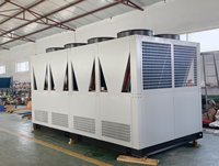 Refroidisseur d'eau entièrement automatique 350KW 100 Tr, refroidisseur à air pour l'industrie laitière/alimentaire/la fermentation