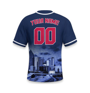 Camiseta de béisbol del equipo Personalizar en sus requisitos Venta al por mayor Club Ropa del equipo de béisbol y softbol personalizada Logotipo personalizado - Product Image 3