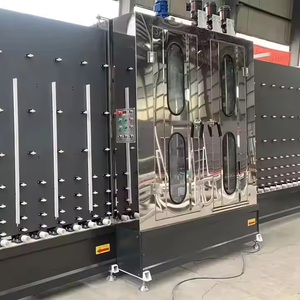 Máquina Automática de Lavado y Secado Vertical CNC de Doble Capa para Vidrio, con PLC, Construcción de Aluminio, Motor de Alta Potencia de 12.5kW - Product Image 1