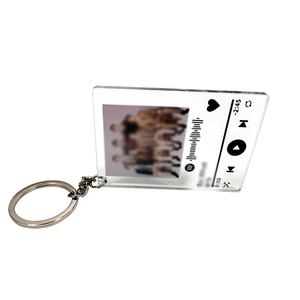 Llavero acrílico personalizado <span class=keywords><strong>con</strong></span> <span class=keywords><strong>nombre</strong></span> de cantante y música - Product Image 1
