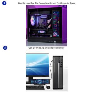 Pantalla Lcd de barra estirada 8,8 pulgadas 1920X480 Monitor Lcd portátil Tema incorporado para Pc Temp <span class=keywords><strong>Cpu</strong></span> Gpu Monitoreo Pantalla secundaria - Product Image 3