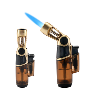 Nouvel arrivage Briquet personnalisé environnemental Technique d'injection haute pression Briquet torche puissant pour camping BBQ - Product Image 1