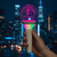 Palos LED de Plástico Ecológicos con Logotipo Personalizado, Modelado 3D, Artículos para Fiestas, Tendencia 2026, Regalo de Navidad, RGBW