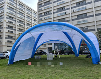 Tente gonflable de sport d'exposition d'événement chapiteau d'air extérieur annonçant l'auvent gonflable de belvédère tente scellée par air
