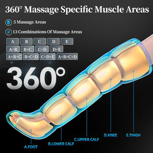 Bottes de massage à air à compression portable de haute qualité à 5 modes pour la relaxation musculaire des jambes et le soulagement de la fatigue des pieds - Product Image 3