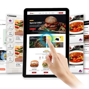 China Kiosk Manufacturer 23.6 Inch Curved Customization <b>Printer</b> QR Code <b>Scanner</b> Smart Kiosk 1920x1080 Resolution 32-128GB - Product Image 3