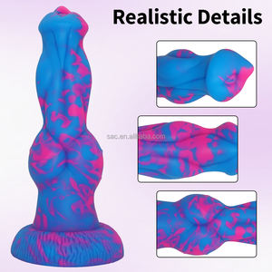 SacKnove Bestseller Frauen Lustig Groß Extra Dick Super Realistisch Echtes Haut gefühl Alien Penis Enorme Erweitern Anal schraube Dildo - Product Image 5