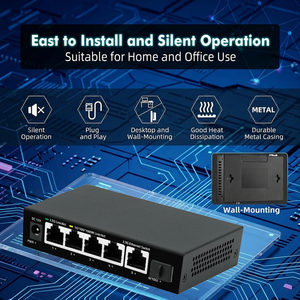 <span class=keywords><strong>Switch</strong></span> Ethernet non géré 5 ports 2,5 Gbit/s pour console de jeu, PC, NAS avec port SFP+ 10G en uplink - Product Image 5