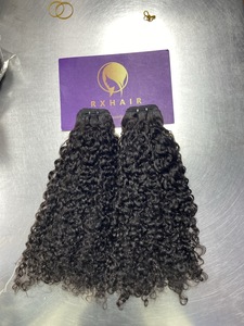 RXHAIR Vente en gros Offre Spéciale Pixie Bouclés Paquet de cheveux humains Pixie brésilien Cheveux bouclés Paquets de tissage de cheveux - Product Image 6