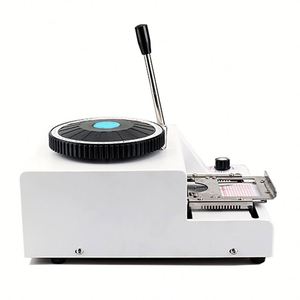 68D Manual PVC <b>Card</b> Embossing Machine for Membership ID <b>Card</b> Number Letter <b>Embosser</b> - Product Image 1