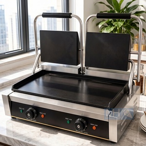 Venta caliente Contacto Prensa Parrilla Sandwich Combo Comercial <span class=keywords><strong>Microondas</strong></span> Sandwich Parrilla Placas Sandwich - Product Image 1