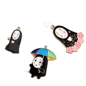 Mode créatif dessin animé Anime <span class=keywords><strong>esprit</strong></span> loin sans visage homme <span class=keywords><strong>fantôme</strong></span> mignon boucles d'oreilles bijoux - Product Image 3