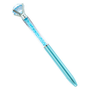 Mehrfarbiger Großer Diamant-Stift mit Anpassbarem Logo Rotierender Werbegeschenk-Stift mit 0,5mm Schreibbreite Farbige Kristallspitze - Product Image 5