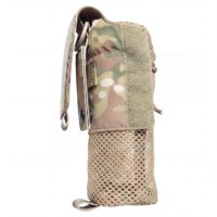 Pochette de transport pour bouteille d'eau camouflage, sac de rangement utilitaire en maille respirante, conçu pour la randonnée et le camping en plein air