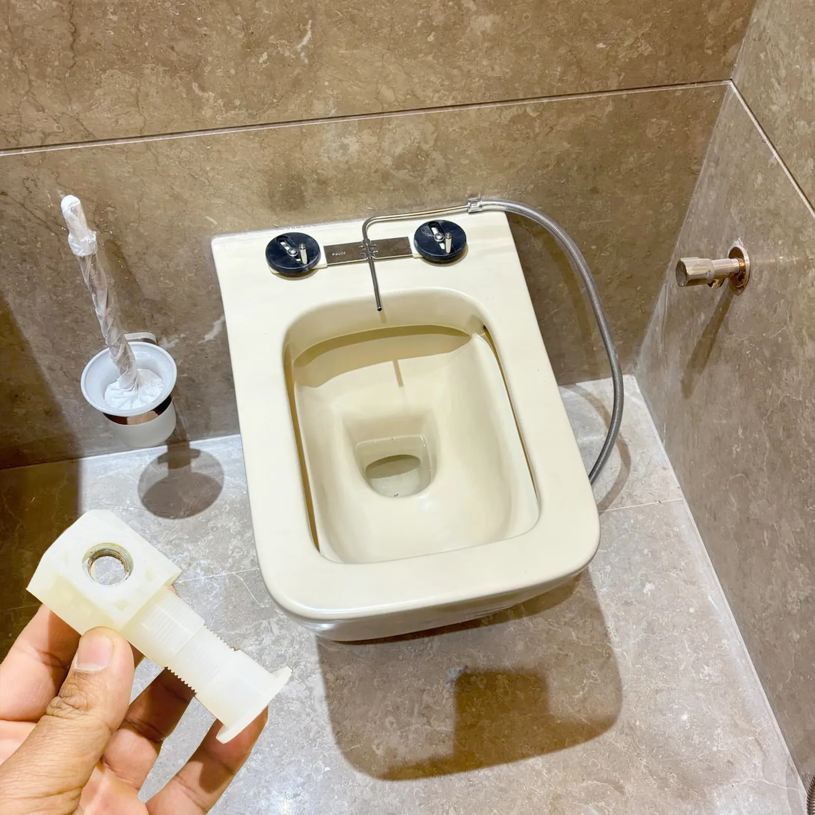 keramische einteilige toilette erdfarbe wc bidet wandhängend bagno banyo moderner wasseranlagen-flaschen-fallen-wasserklosett toilette verkauf