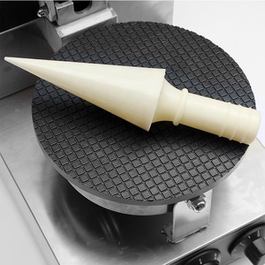 Máquina de cono de helado de un solo cabezal/Fabricación de cono de helado/máquina de merengue de aperitivos de corteza de helado redonda - Product Image 4