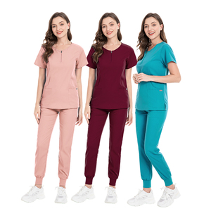 Uniformes Quirúrgicos para Mujer, Conjunto de Uniforme Médico para Enfermera, Ropa de Trabajo para Salón de Belleza, Uniforme Clínico, Parte Superior y Pantalones, <span class=keywords><strong>Traje</strong></span> Clínico para Spa, Doctora y Enfermería - Product Image 4