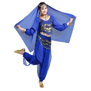 Tenue de <span class=keywords><strong>danse</strong></span> orientale pour femmes, jupe dos nu, vêtements de performance et d'entraînement, 10 pièces - Product Image 1