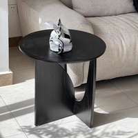 Table basse en bois massif style Wabi-Sabi, non extensible, vintage, minimaliste, moderne, pour salon, chambre, meubles de salon
