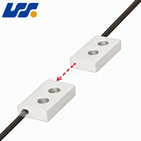 Sonda de fibra óptica plana de precisión para detección de piezas pequeñas y micro, sensor de reflexión difusa de haz pasante para tornillos