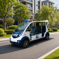Véhicule de patrouille électrique 4 places pour la sécurité communautaire, véhicule utilitaire 72V, patrouille des centres de villégiature, campus, hôtels