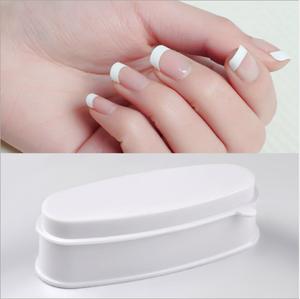 French Smile Line Powder Box <b>Nail</b> Edge Dipping Tray Manicure Tool for French <b>Nail</b> Art - Product Image 4