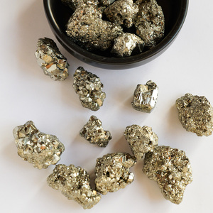 Pietre Grezze Naturali di Pirite Calcopirite, Esemplari Minerali Grezzi, Pezzi di Pirite Dorata per <span class=keywords><strong>Guarigione</strong></span>, Decorazione Casa, Cristalli all'Ingrosso - Product Image 3