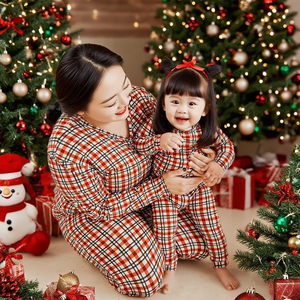 Abbigliamento per la casa su misura huojoung pigiama <span class=keywords><strong>di</strong></span> Natale con stampa zucca - Product Image 2