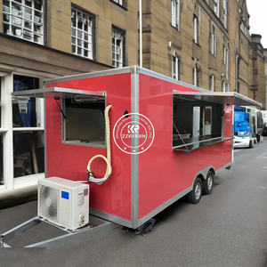 2025 Best Seller Fast Food Truck Mobile Food Cart for <b>Sale</b> Snack Deep Fryer Food Trailer With a Umbrella - Product Image 3